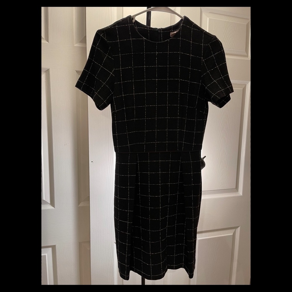 H&M texture-weave plaid dress - Picture 3 of 3